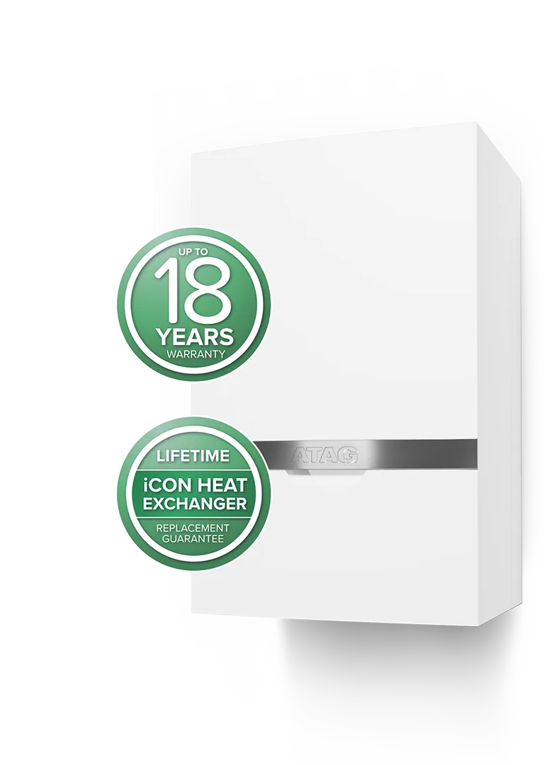 ATAG boiler warranty — up to 18 years coverage